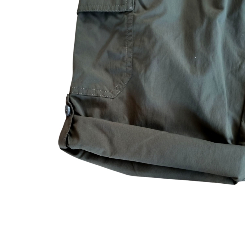 Patagonia Solimar Olive Green Bermuda Cargo Hiking Shorts Size 6 - Picture 3 of 9
